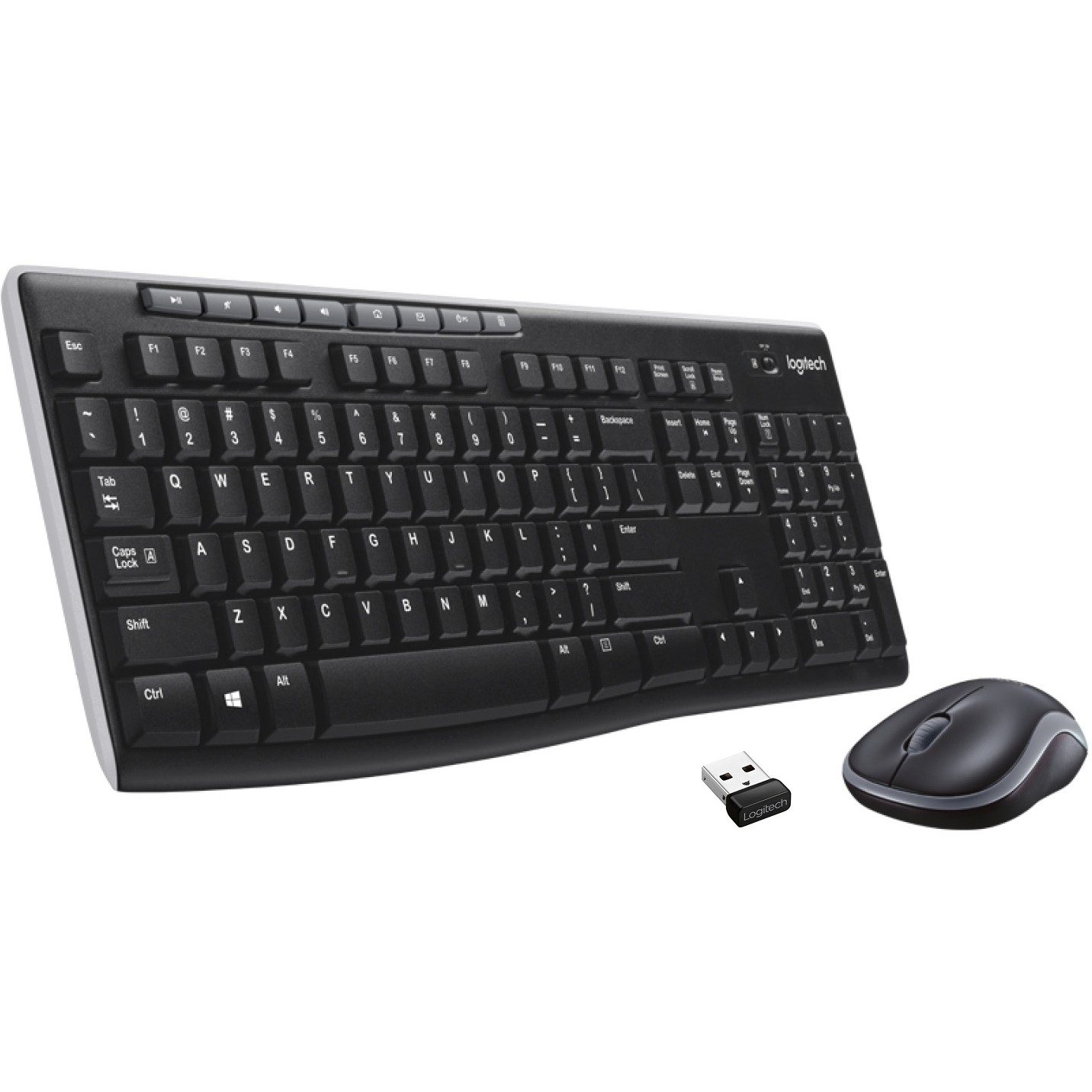 Logitech MK270 wireless Combo black ES