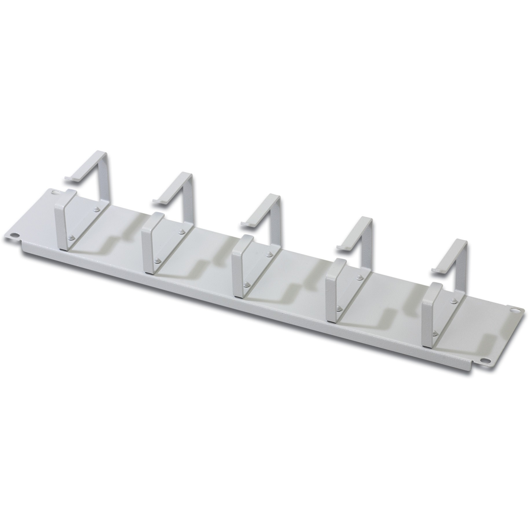 DIGITUS Rangierpanel 2HE 5x Ringe 85x60mm Grau
