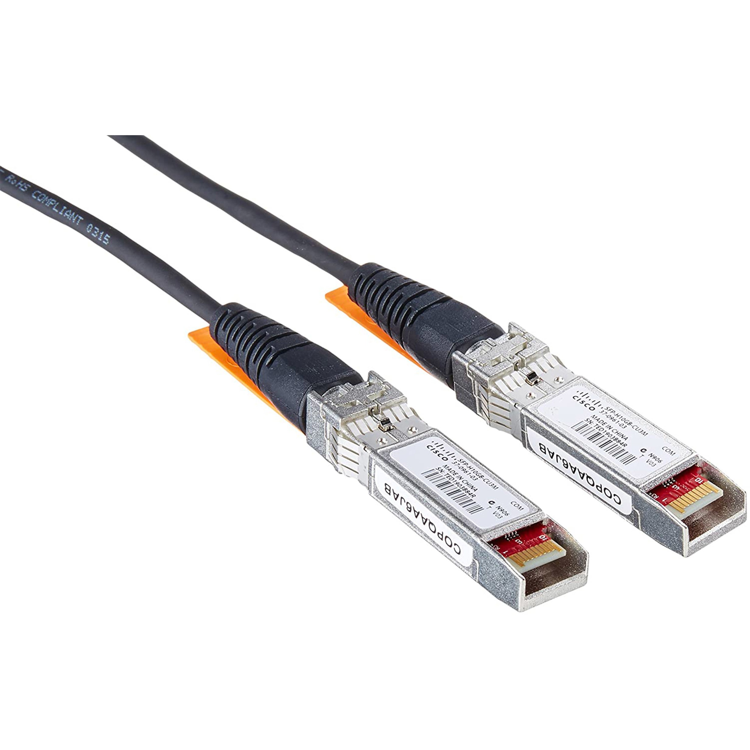 Cisco SFP+ Copper Twinax Cable - SFP+ - SFP+ - 3.0m