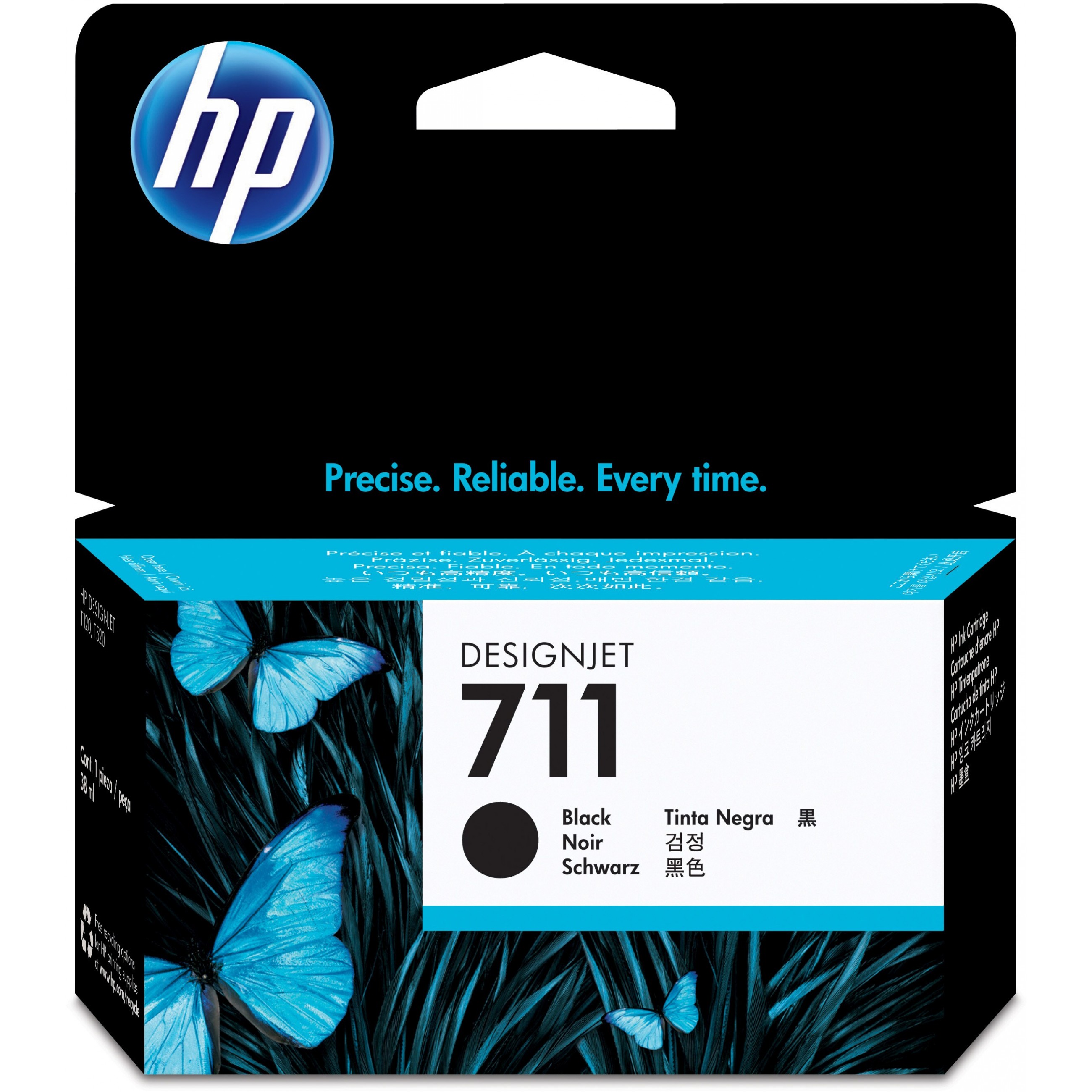 HP Tinte 711 (CZ129A) schwarz Druckerpatrone