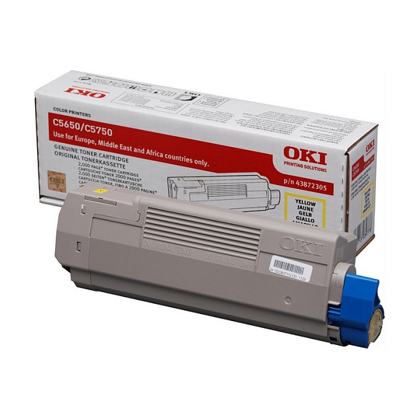 OKI Toner 43872305 Gelb