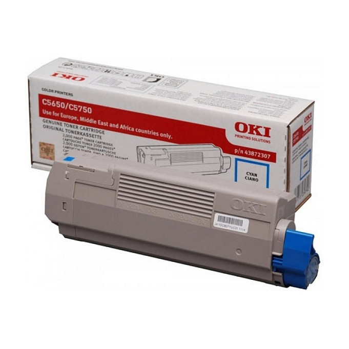 OKI Toner 43872307 Cyan