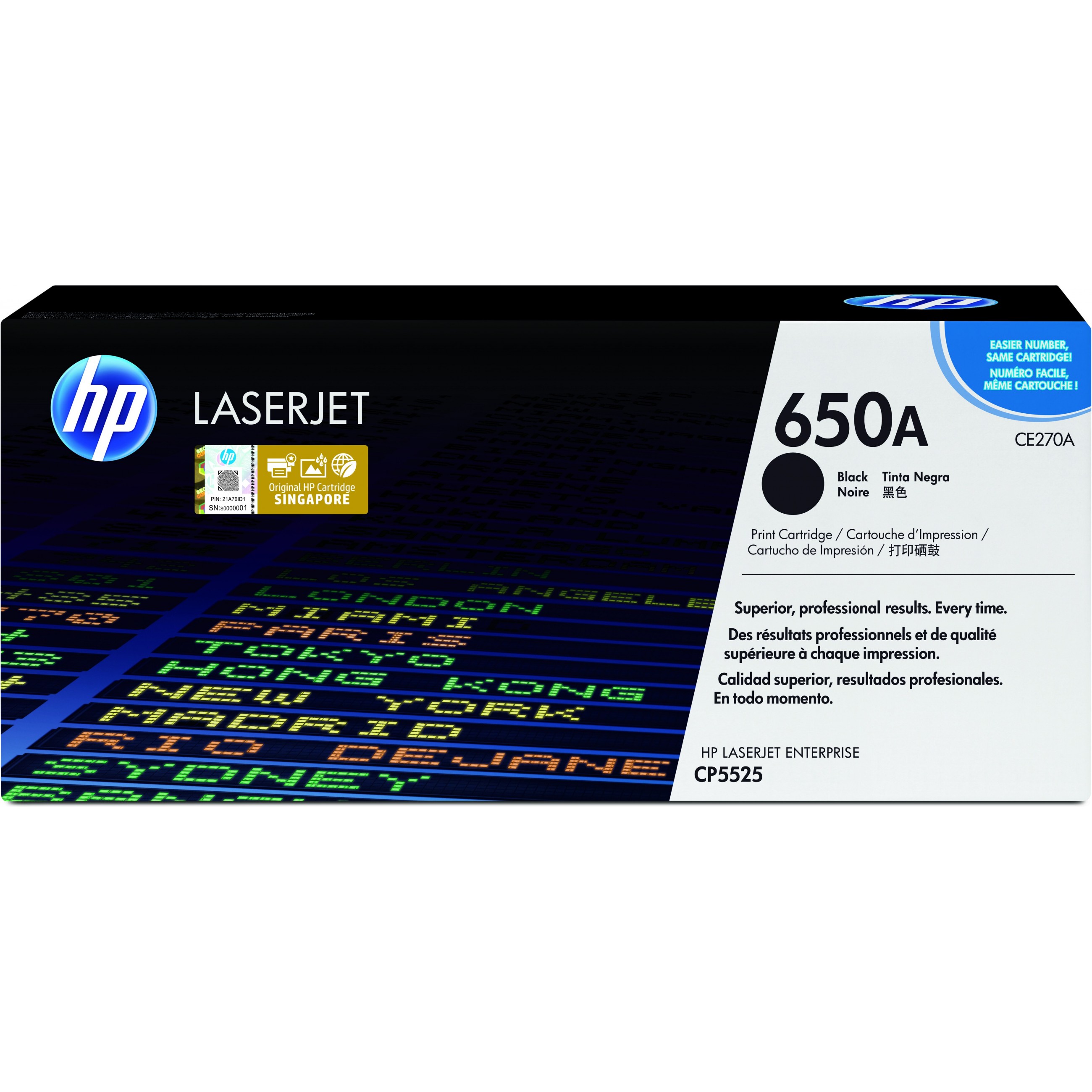HP 650A CE270A black