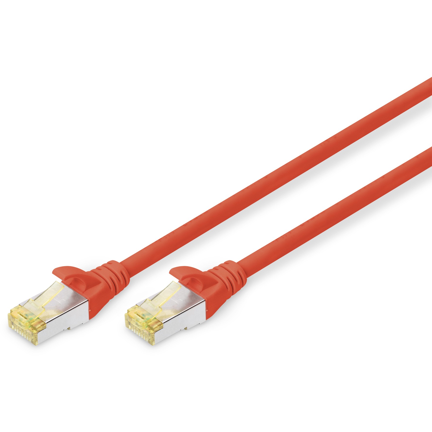 DIGITUS CAT 6A S/FTP Patchkabel. 2m. rot