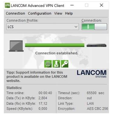 LANCOM Upgrade Advanced VPN Client (Windows) - ESD