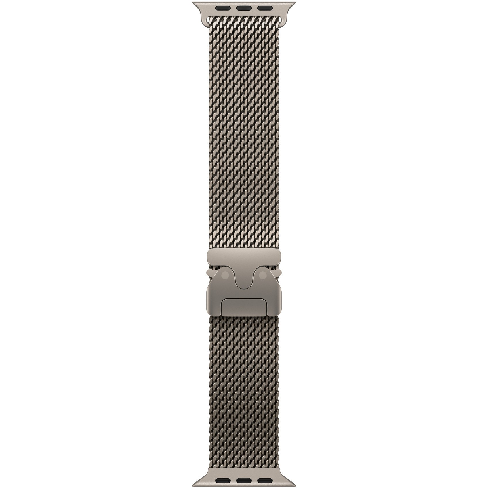 APPLE 49mm Natural Titanium Milanese Loop - Medium