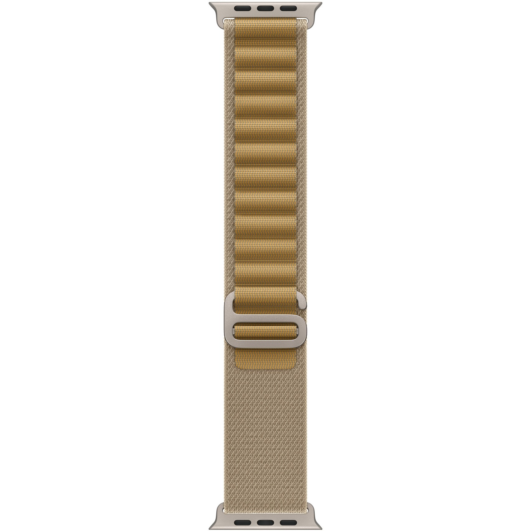 APPLE 49mm Tan AlpineLoop -Small - Natural Titanium Finish