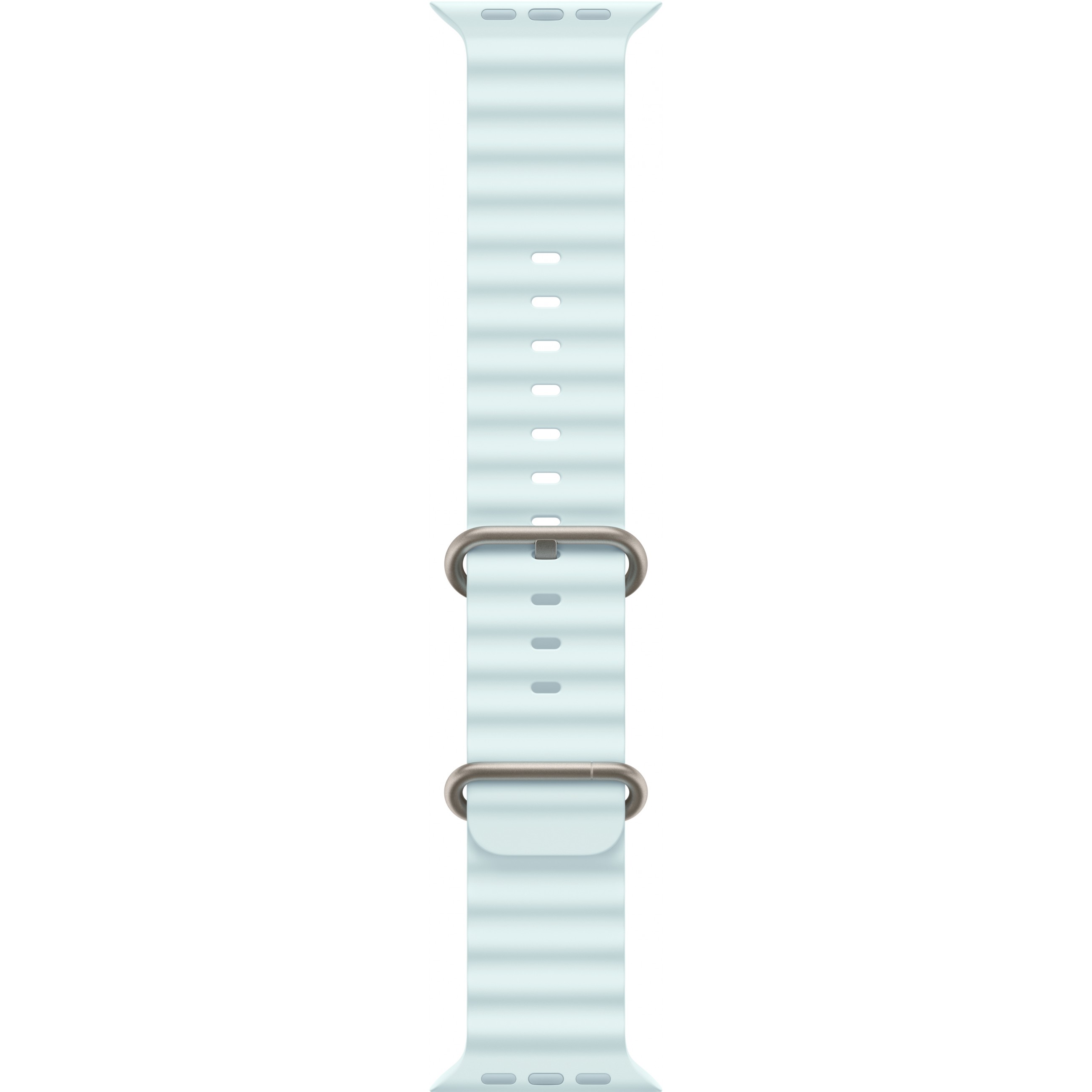 APPLE 49mm IceBlue OceanBand - Natural Titanium Finish