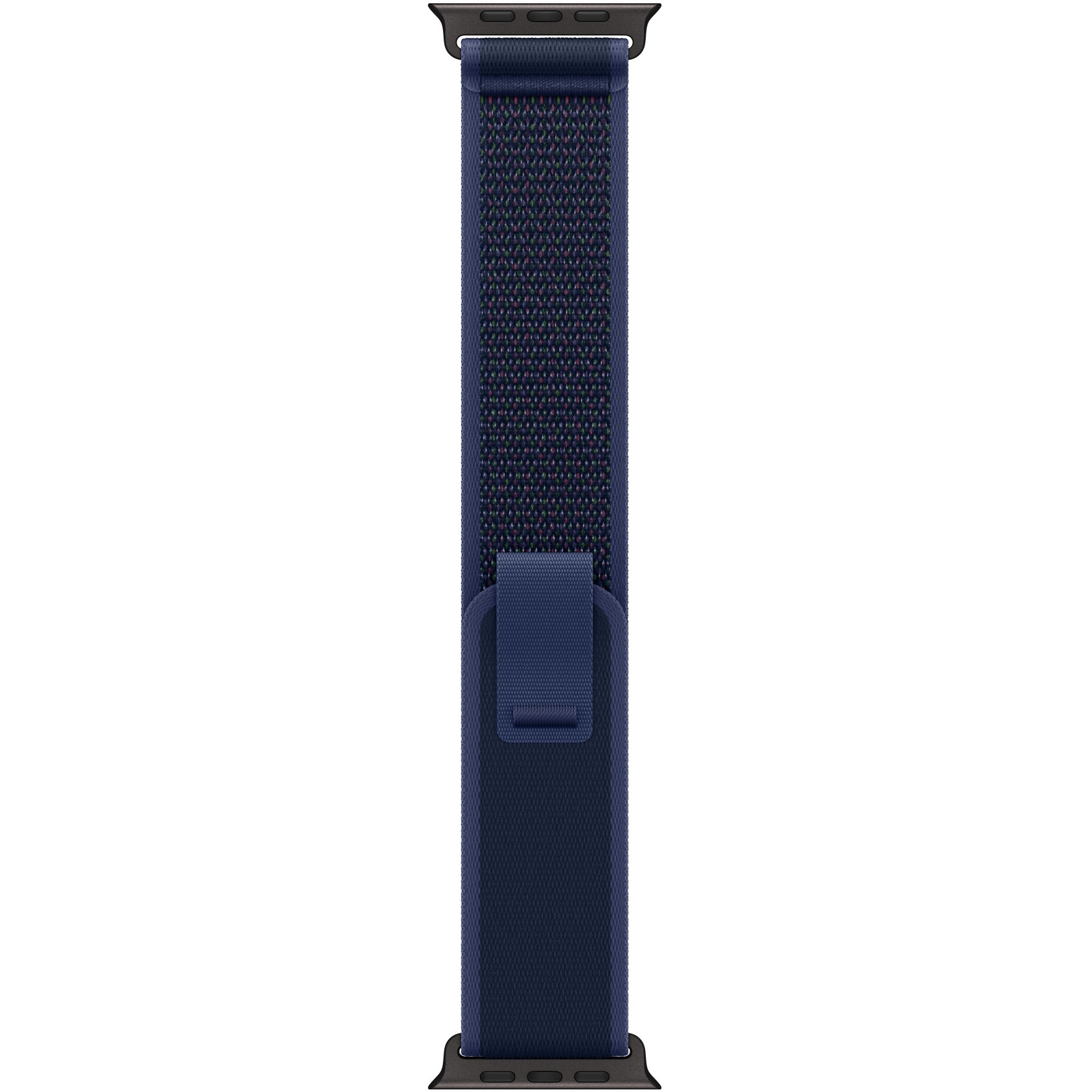 APPLE 49mm Blue TrailLoop-M/L - Black Titanium Finish