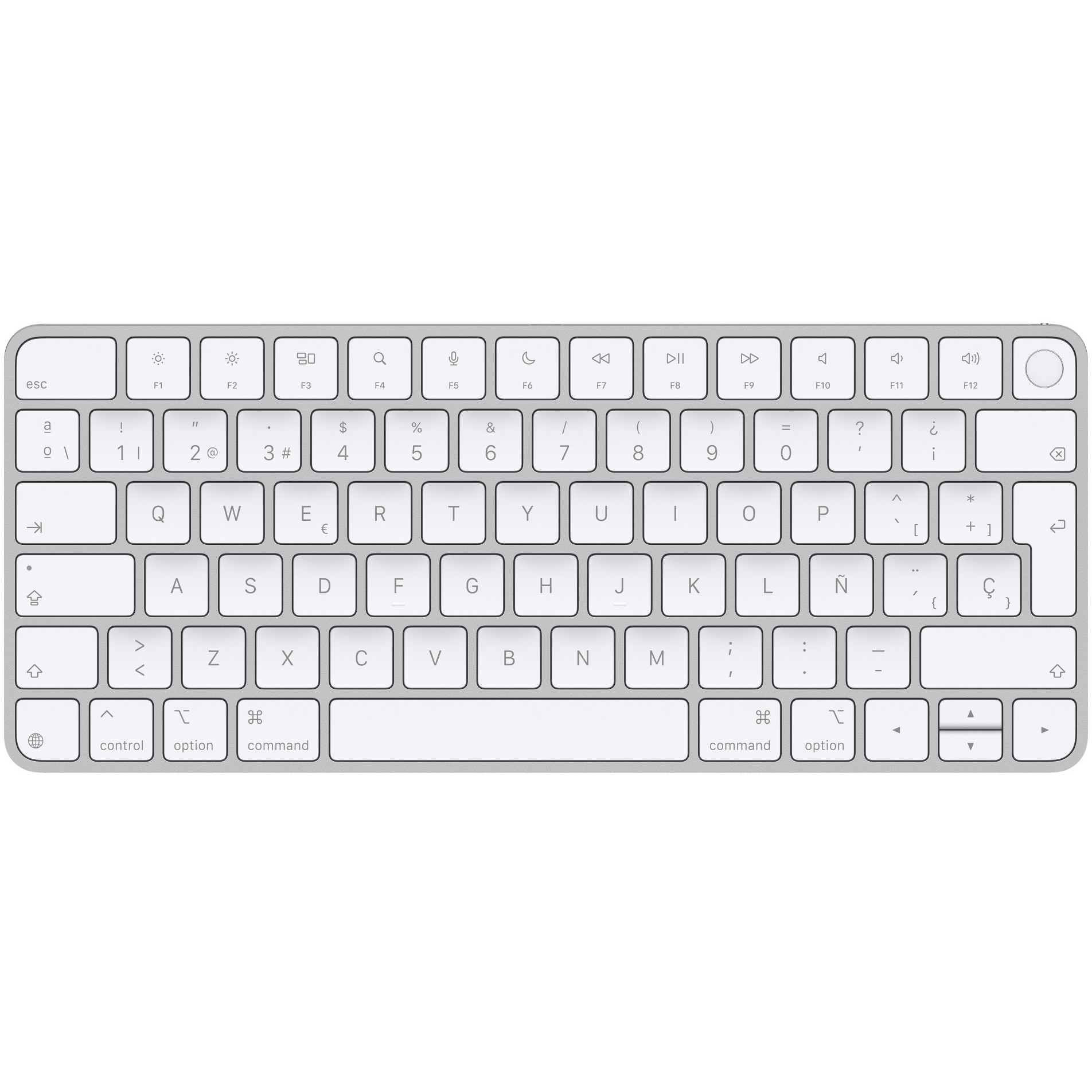 APPLE Magic Keyboard with Touch ID for Mac models with Apple silicon - Spanish