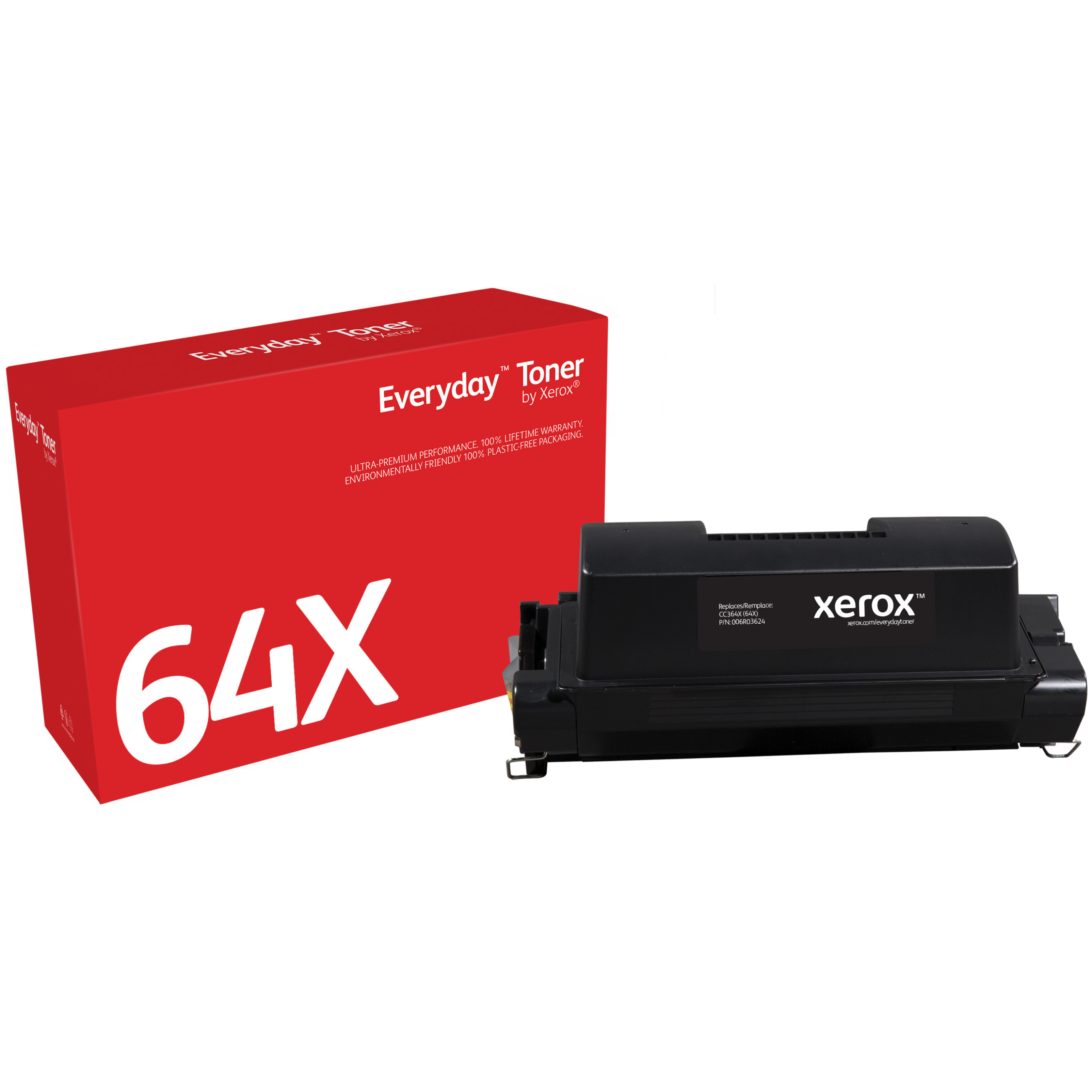 Xerox High Yield Black Toner Cartridge equivalent to HP 64X for use in LaserJet P4015, P4515 (CC364X)