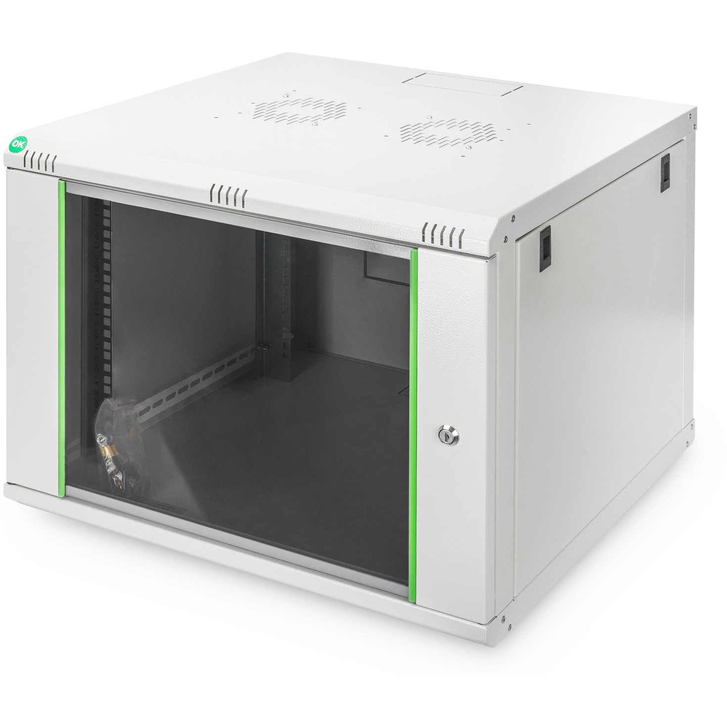 DIGITUS Wandgehäuse Dynamic 7HE 416,15x600x600mm grau