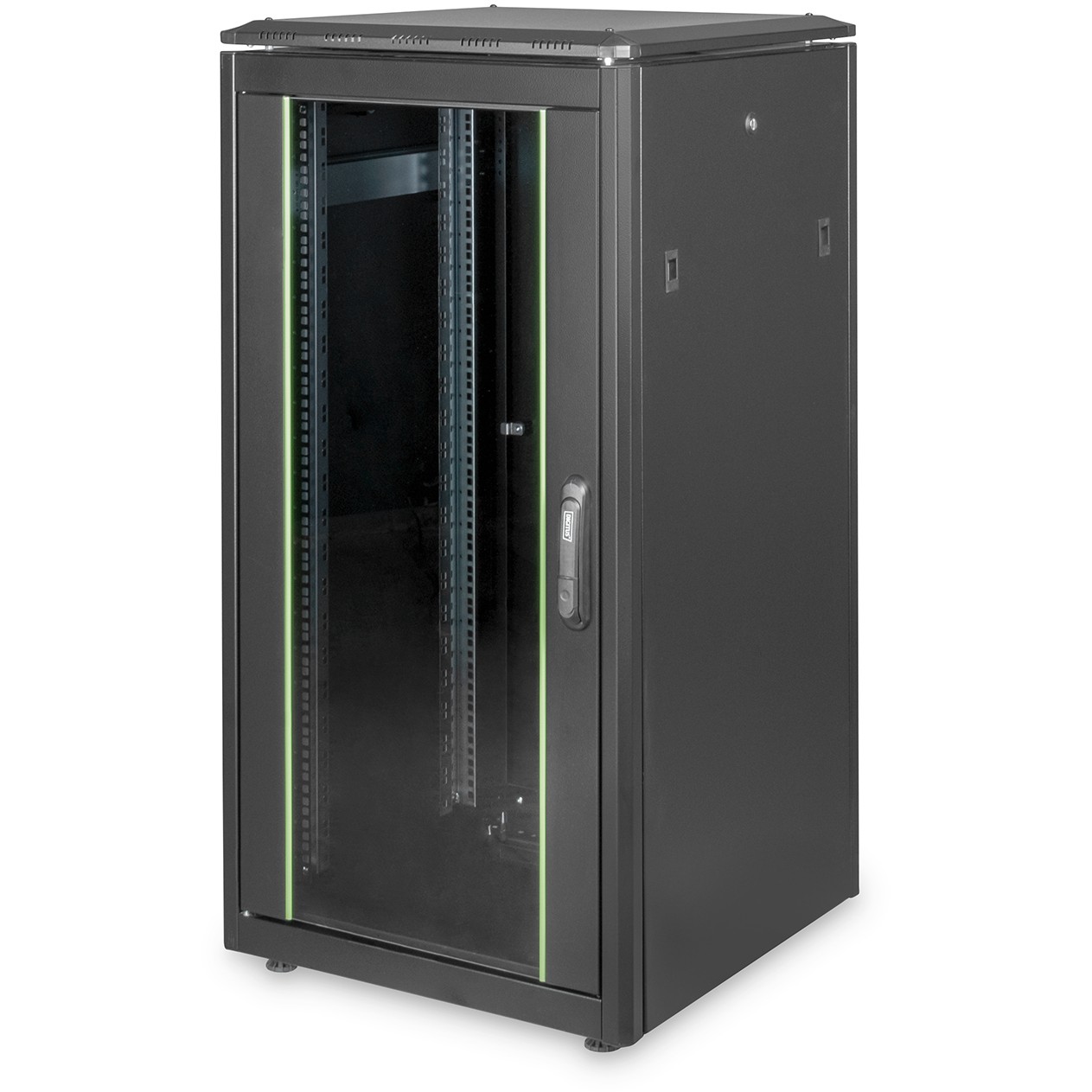 DIGITUS Netzwerkschrank Unique 22HE 1164x600x600mm schwarz (Speditionsversand)