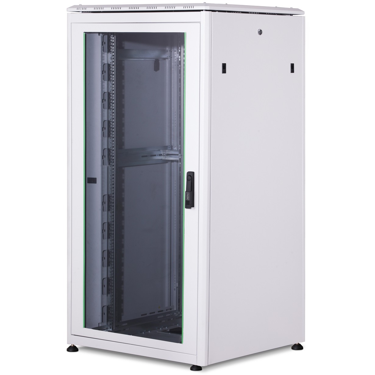 DIGITUS Netzwerkschrank Unique 32HE 1609x800x800mm grau (Speditionsversand)