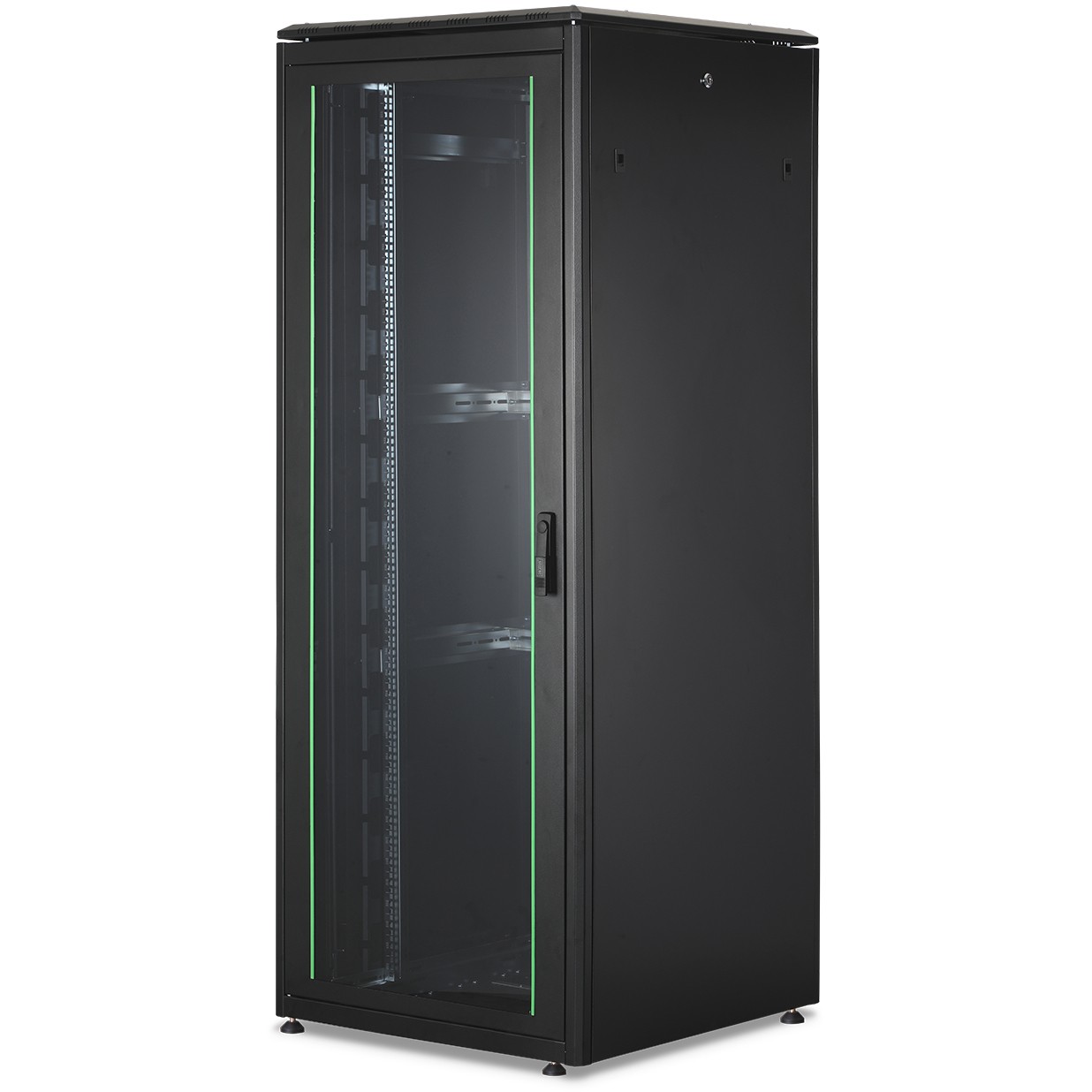 DIGITUS Netzwerkschrank Unique 42HE 2053x800x800mm schwarz (Speditionsversand)