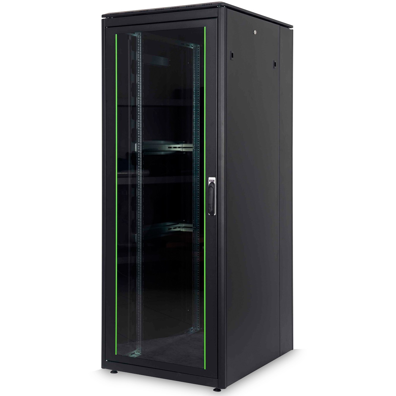 DIGITUS Netzwerkschrank Unique 42HE 2053x800x1000mm schwarz (Speditionsversand)