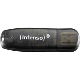 STICK 16GB 2.0 Intenso Rainbow Line schwarz