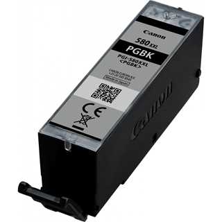 Canon Tinte PGI-580XXL 1970C001 Pigment-Schwarz bis zu 600 Seiten gemäß ISO/IEC 24711