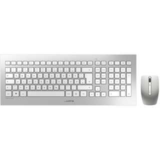 Cherry DW 8000 RF Wireless Silber Tastatur white QWERTZ DE