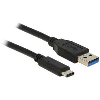 USB3.1 USB Typ-A Stecker > USB Type-C™ Stecker 1,0 m schwarz Delock