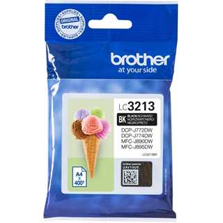 Brother Tinte LC-3213BK Schwarz bis zu 400 Seiten nach ISO/IEC 24711