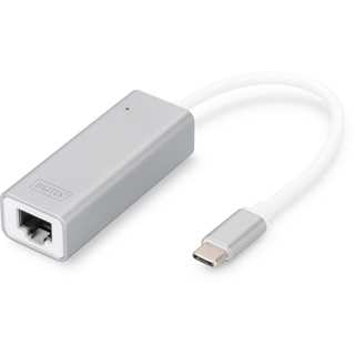 Digitus USB-C > Gigabit LAN (ST-BU) Adapter Weiß