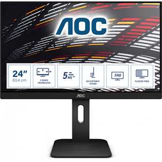 60,5cm/24'' (1920x1080) AOC 24P1 IPS 16:9 USB 5ms VGA HDMI DisplayPort Speaker FULL HD Black