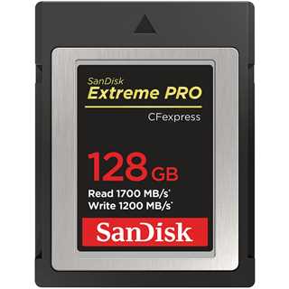 B1 SD CARD 128GB SanDisk Extreme Pro 1700MB/s CFexpres