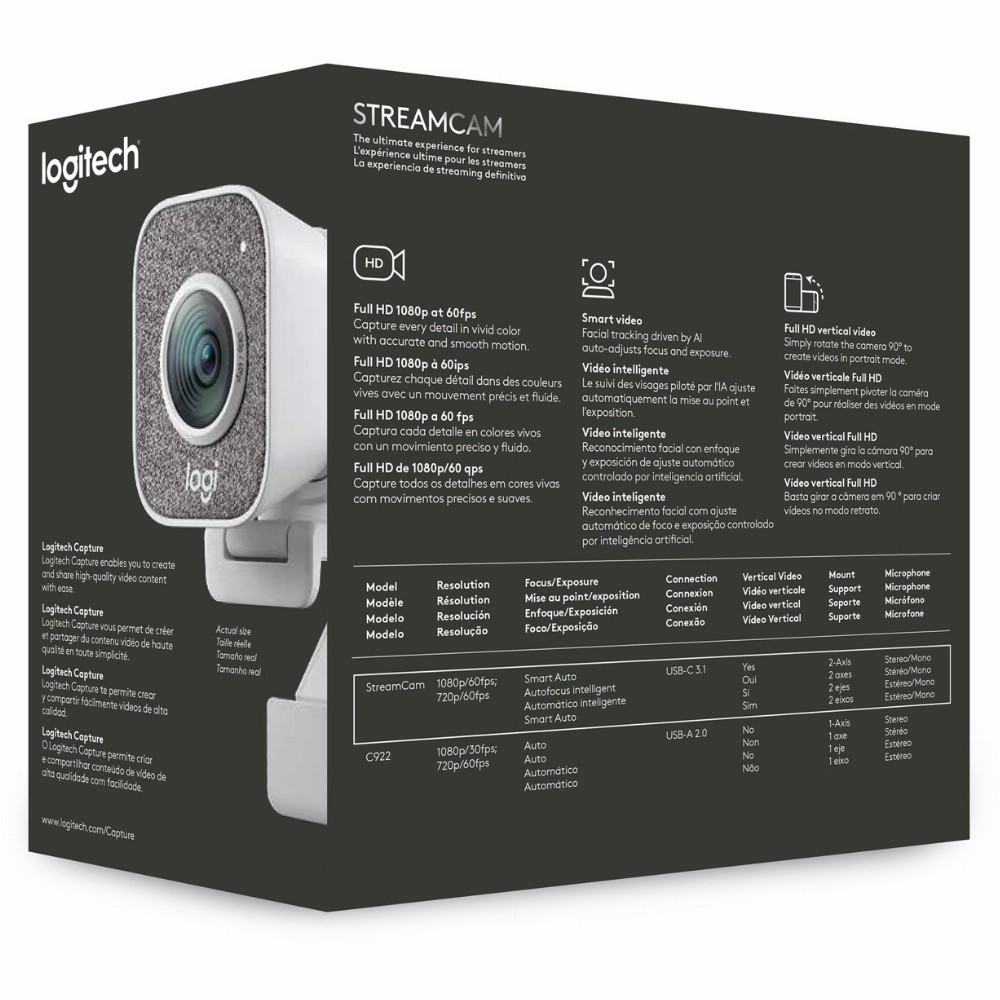 Logitech StreamCam Full HD White