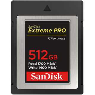 Card 512GB Sandisk Extreme Pro express 1700MB/s