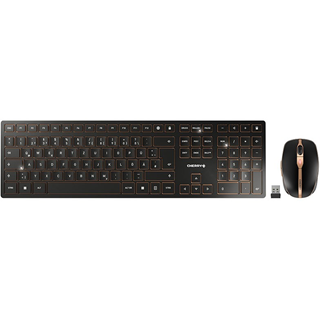 Cherry DW 9100 Slim - Tastatur-und-Maus-Set wireless black QWERTZ DE