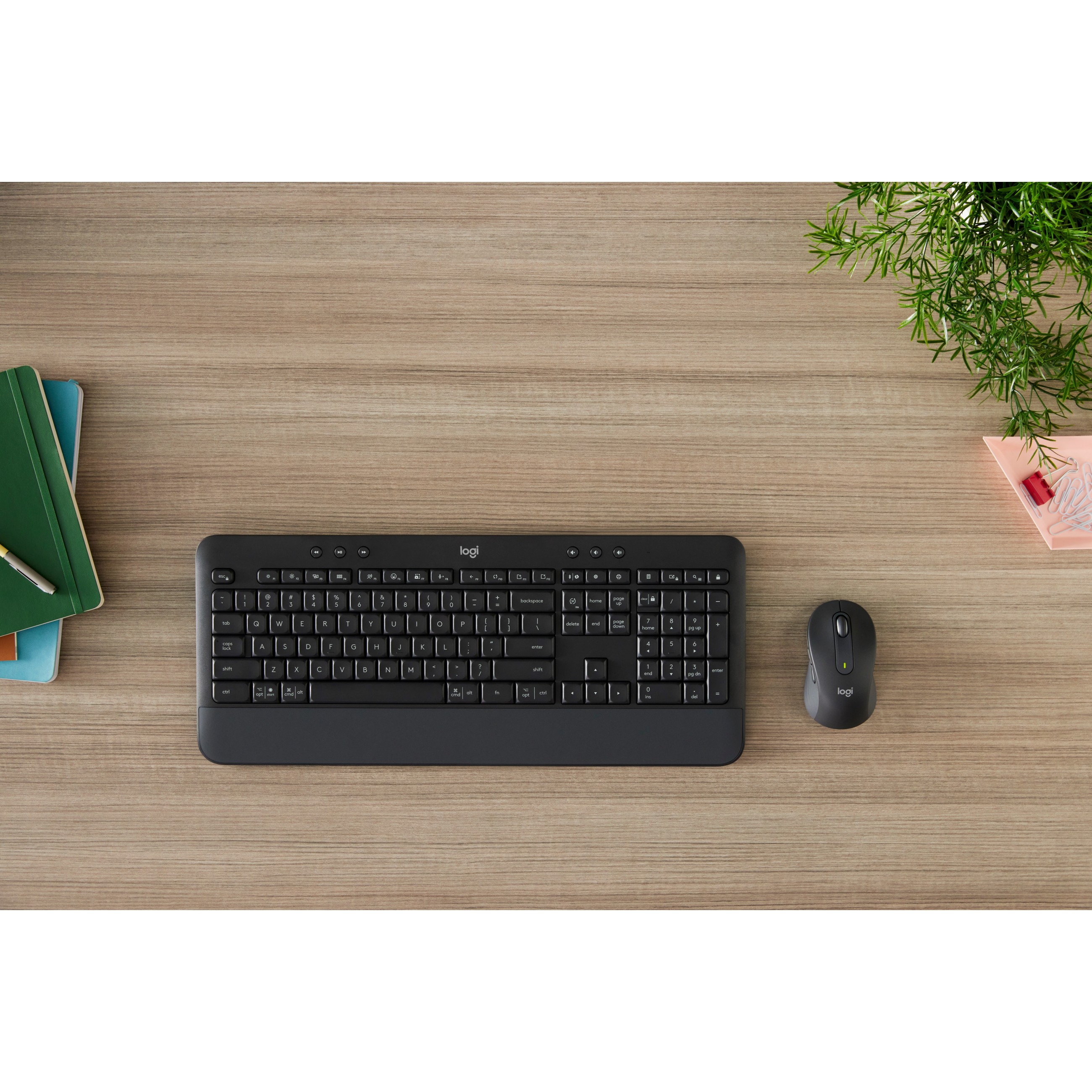 Tastatur-und-Maus-Set Advanced DE MK650 - - QWERTZ Graphite - - Logitech kabellos 2,4 GHz