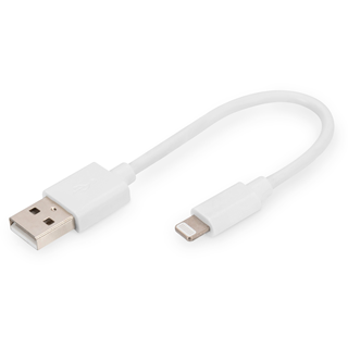 USB > Lightning (ST-ST) 0,15m Digitus White