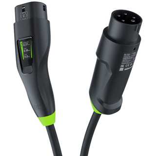 Green Cell Habu EV-Ladestation 7m 2-in-1 11kw Black