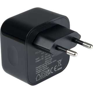 Charger USB-C 36W Black Inter-Tech PD-2036