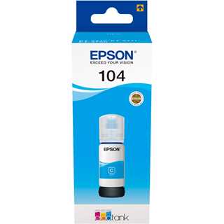 Epson Tinte 104 EcoTank C13T00P240 Cyan bis zu 7.500 Seiten