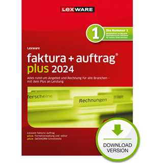 Lexware Faktura+Auftrag Plus 2024 - 1 Device, 1 Year - ESD-DownloadESD