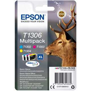 Epson Tinte T1306 C13T13064012 3er Multipack (MCY)