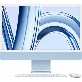 Apple 24-inch iMac with Retina 4.5K display: Apple M3 chip with 8-core CPU and 10-core GPU (8GB/512GB SSD) - Blue