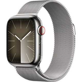 Apple Watch S9 Edelstahl Cellular 41mm Silber (milanaise silber) NEW