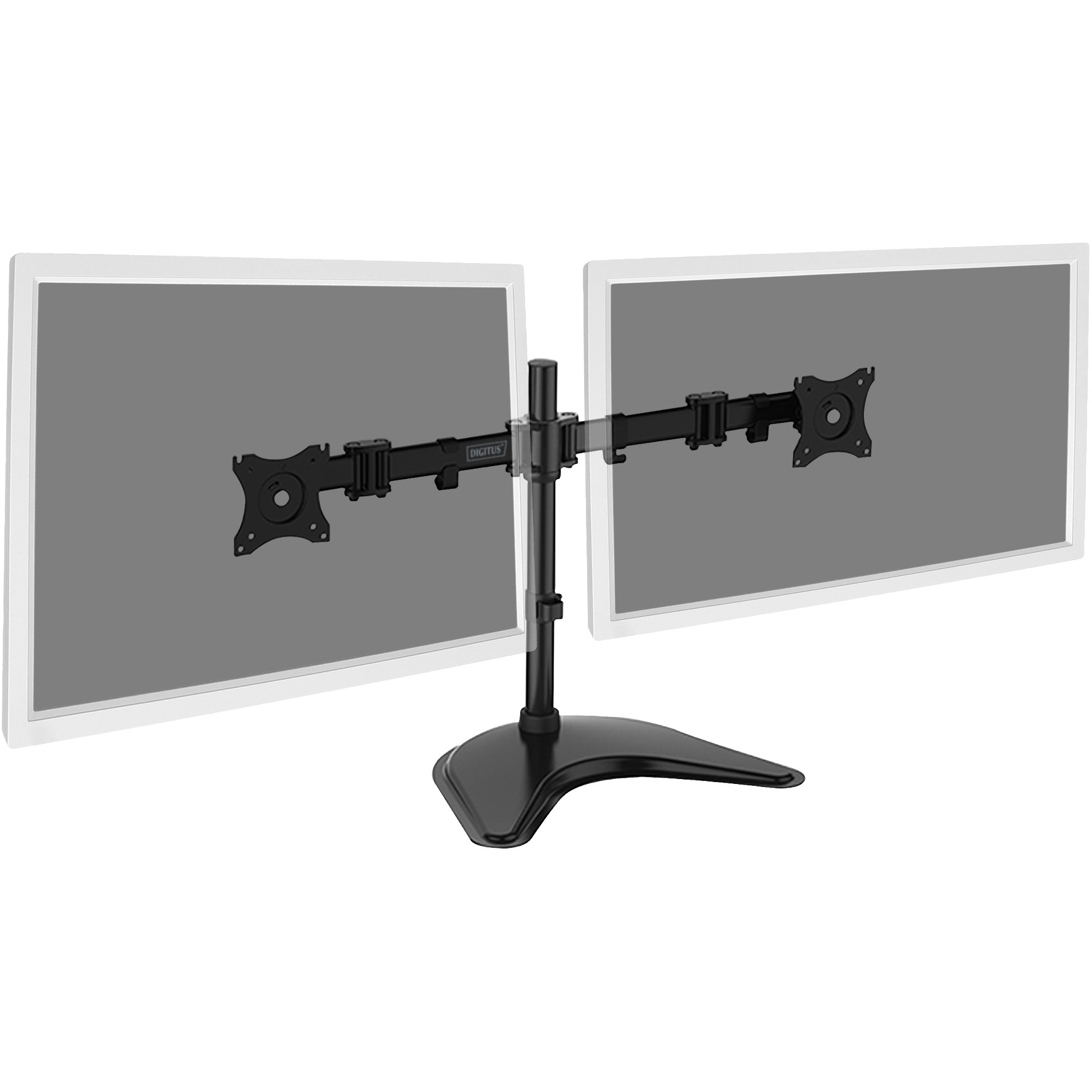 Monitorständer für 2 Monitore bis 69cm 27 8KG Digitus DA-90348