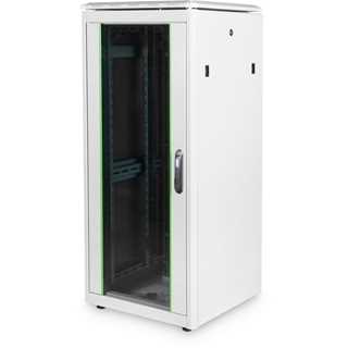 DIGITUS Netzwerkschrank Unique 26HE 1342x600x600mm grau (Speditionsversand)