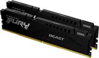 KINGSTON 16GB 5200MHz DDR5 CL40 DIMM Kit of 2 FURY Beast Black