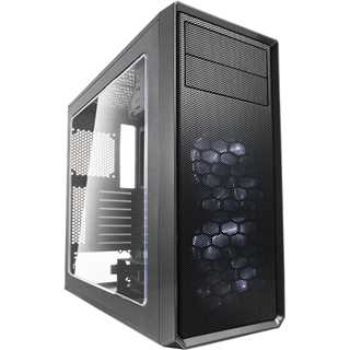 Fractal Design Focus G ATX Gaming Gehäuse mit Seitenfenster, grau