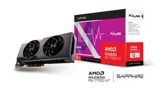 SAPPHIRE AMD Radeon RX 7700 XT Pulse OC Grafikkarte 12GB GDDR6 2xHDMI/2xDP