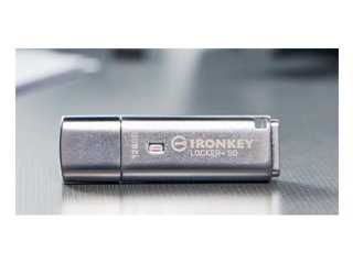 Kingston 16 GB IronKey Locker+ 50 Verschlüsselter USB-Stick Metall USB 3.2 Gen1