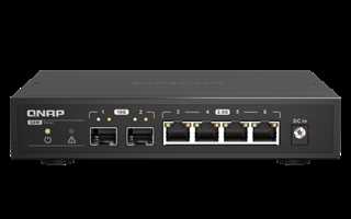 QNAP QSW-2104-2S 10/2,5 GbE Switch Unmanaged 6-Port