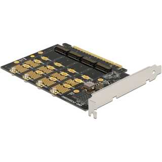 Delock PCI Express x16 Karte zu 4 x intern NVMe M.2 Key M - Bifurcation