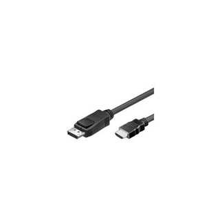 GoodConnections DisplayPort 1.2 > HDMI (ST-ST) 2m Adapterkabel 4K 30Hz Schwarz