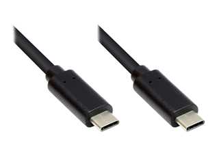 Good Connections Lade- und Datenkabel USB 3.1 USB-C beidseitig 2m schwarz